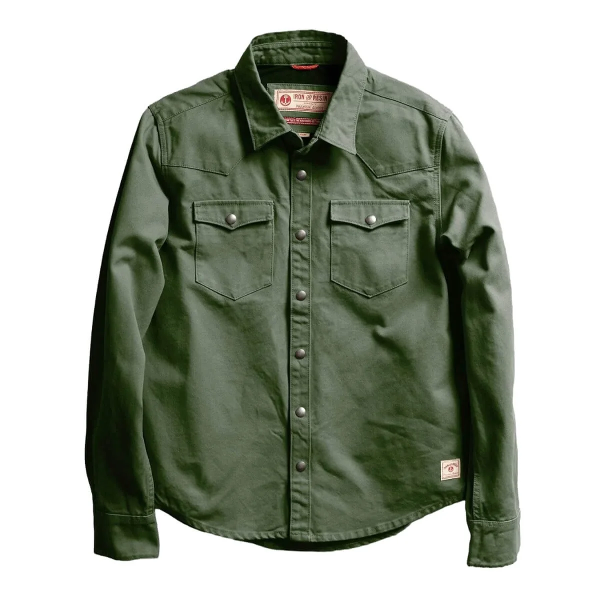 Iron and Resin Fenceline Shirt Olve