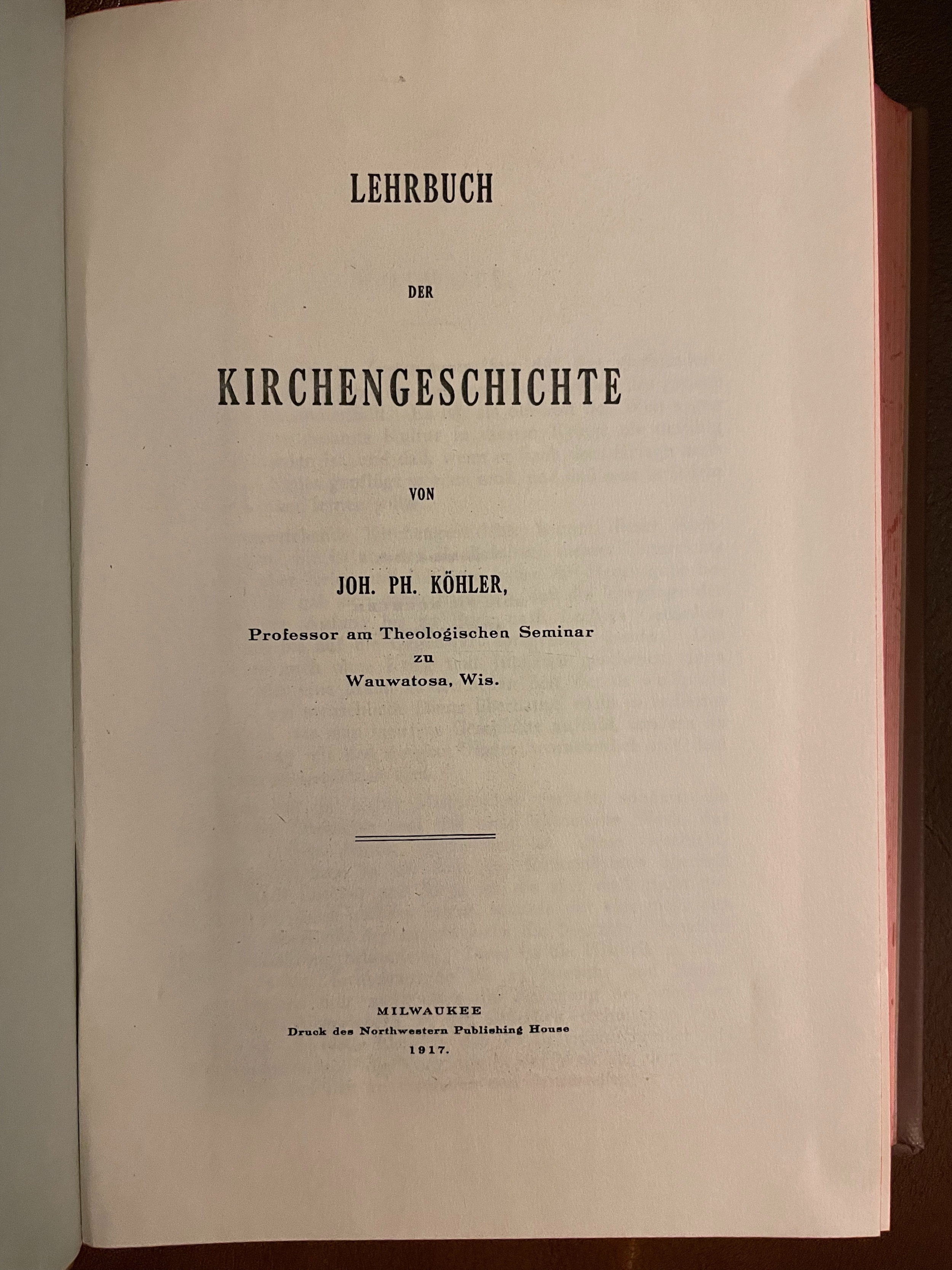 Lehrbuch der Kirchengeschichte