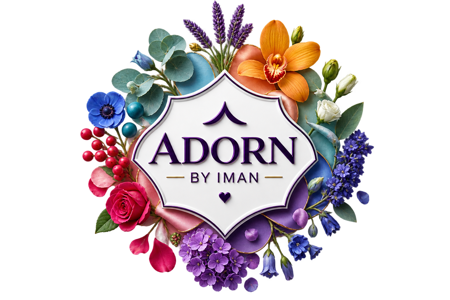Adorn by Iman logo, a website designer company. adornbyiman@gmail.com