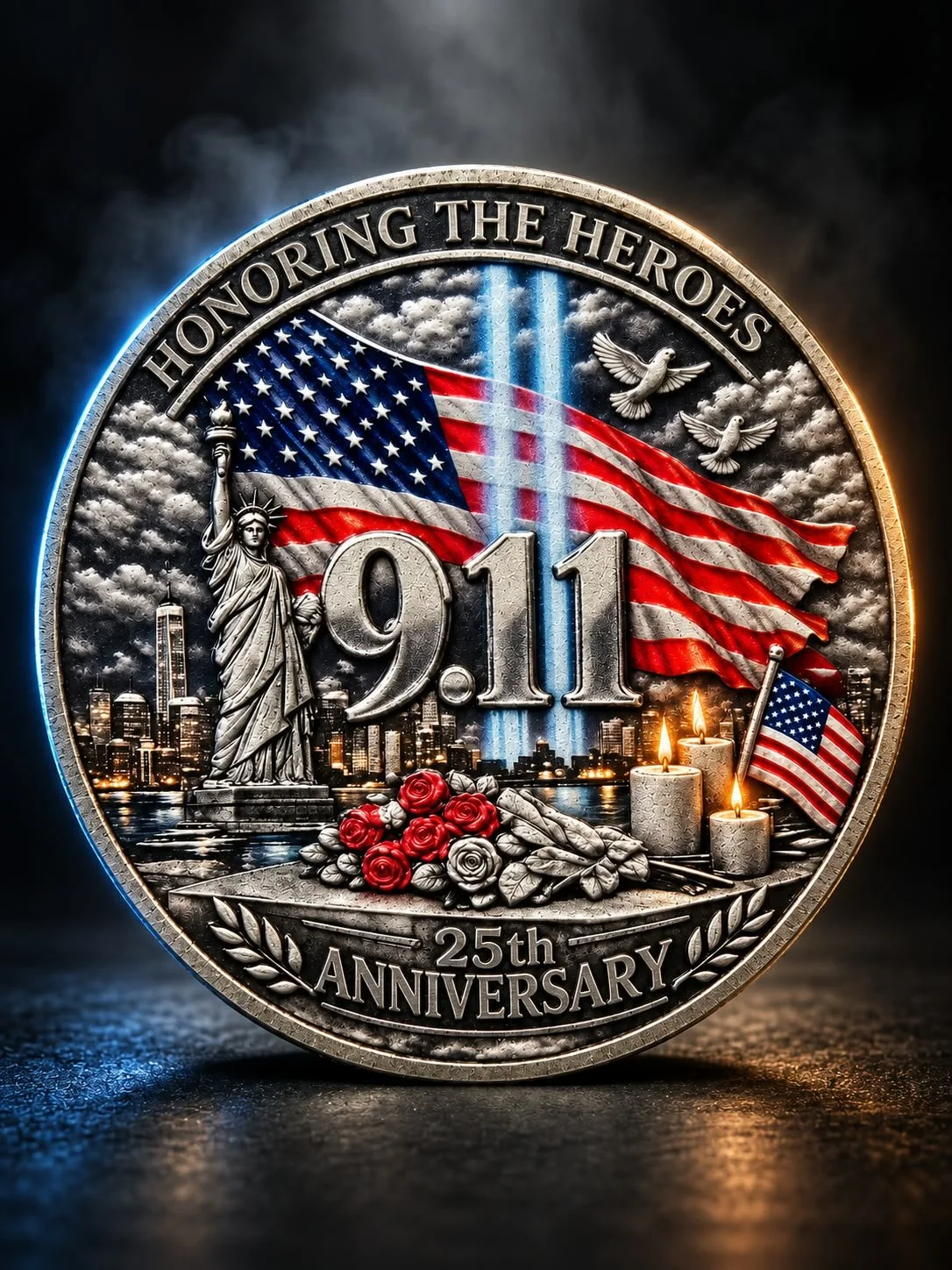 September 11th 25th Anniversary Commemorative Coin