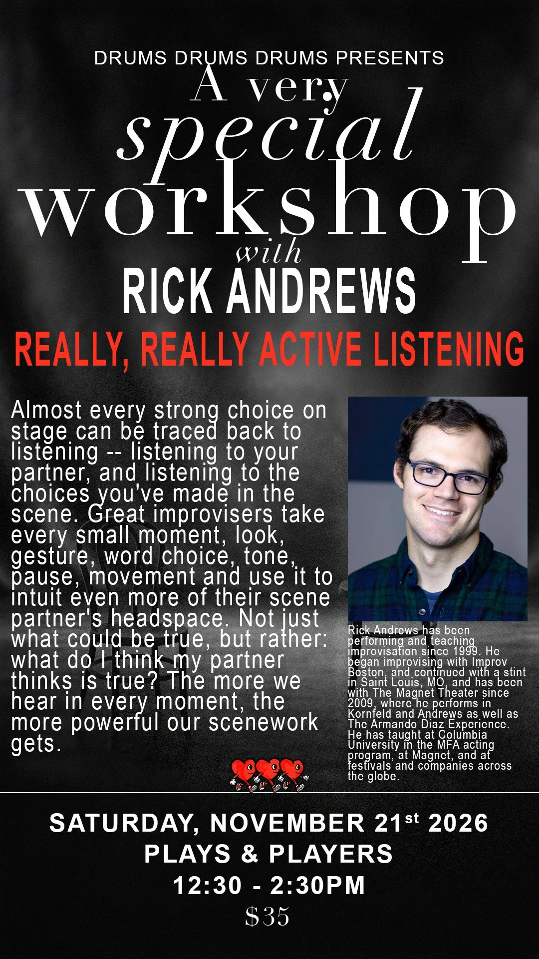 WORKSHOP: Really, Really Active Listening With Rick Andrews