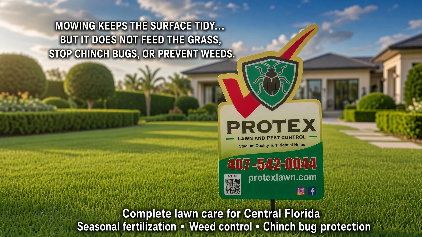 Lawn Care Winter Garden FL: Why Mowing Alone Isn’t Enough | Protex