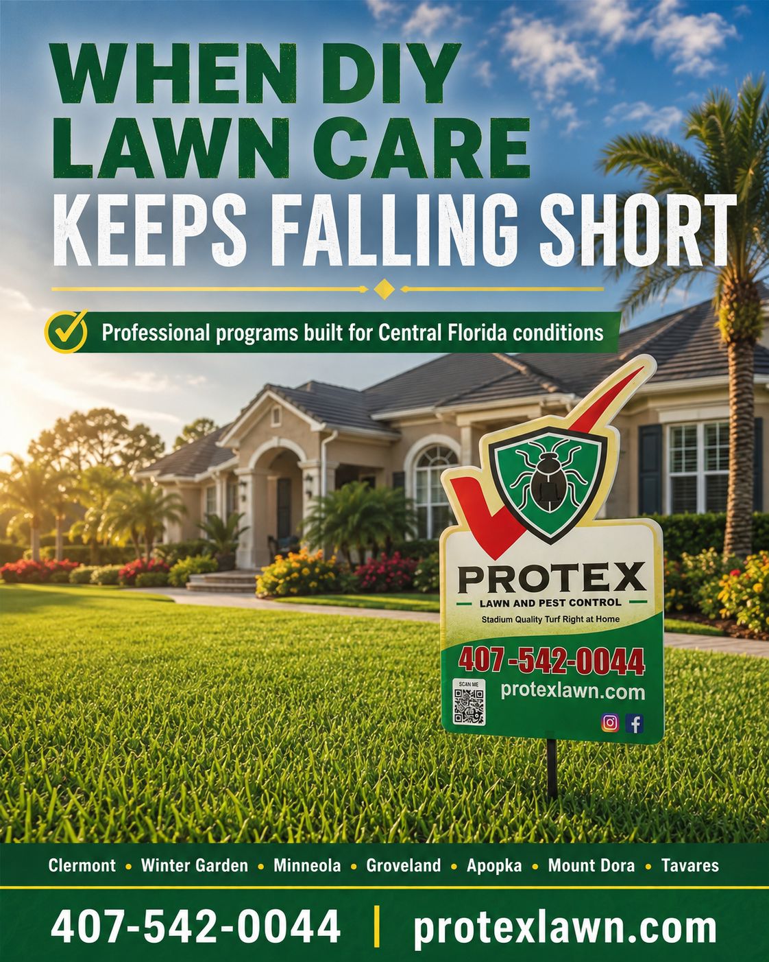 Lawn Care Clermont FL: Why Professional Care Beats DIY Treatments