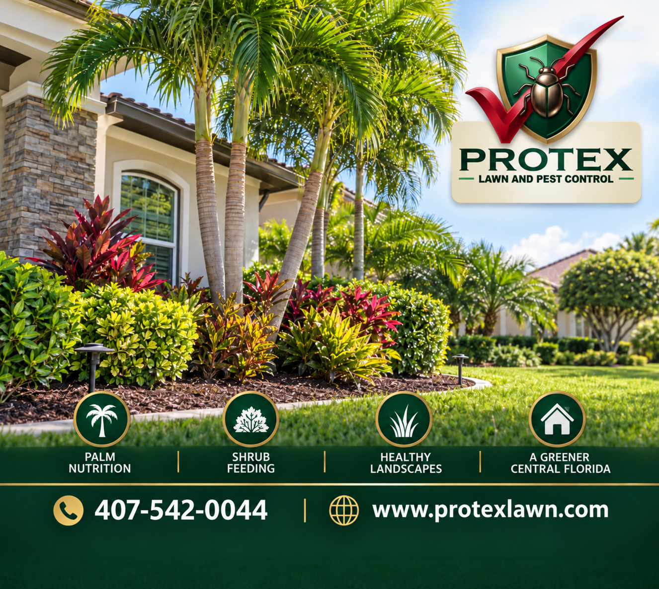 Shrub and Palm Care Winter Garden FL | Protex Lawn