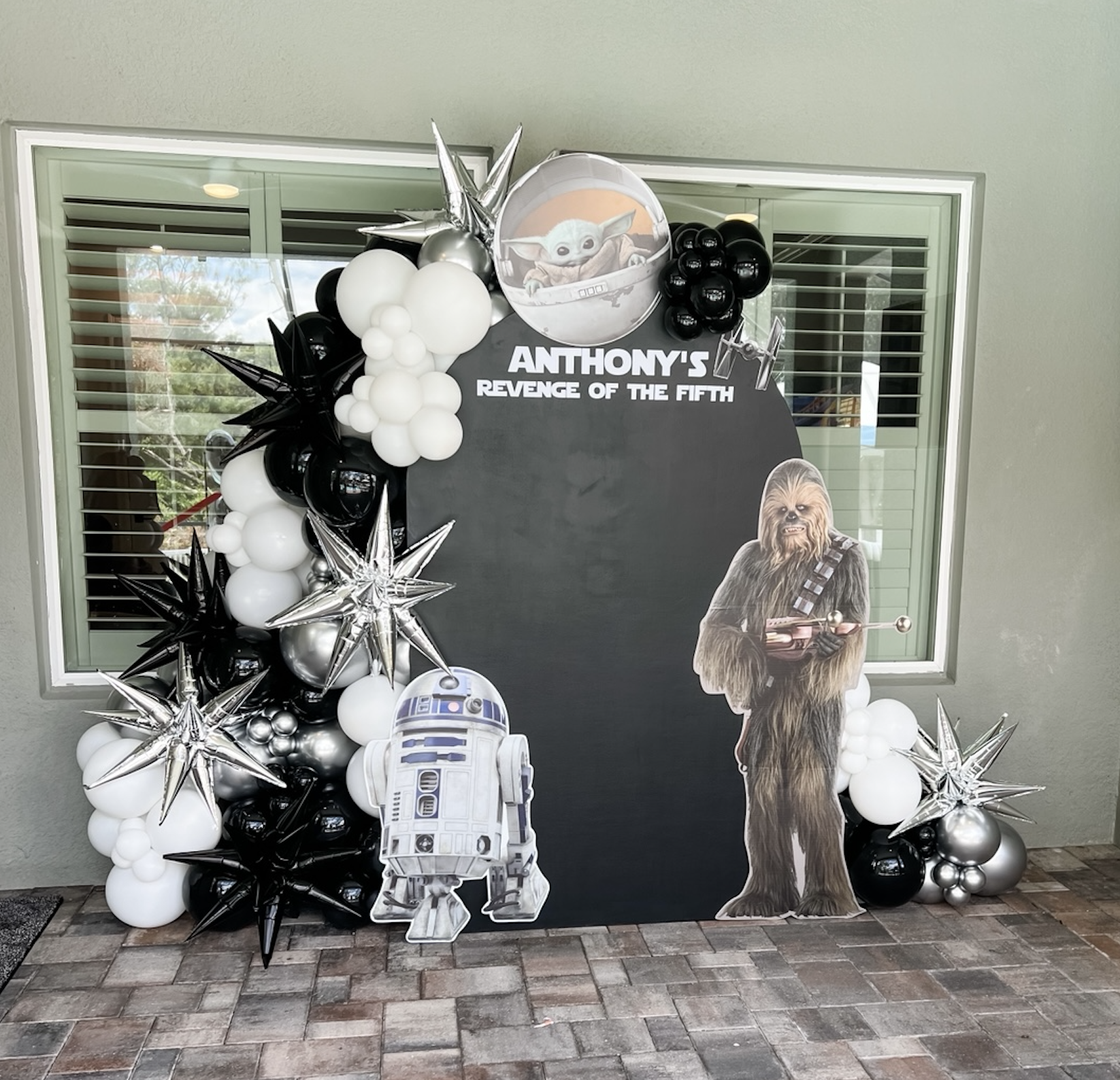 Balloon Backdrop for kid's birthday in Lutz
