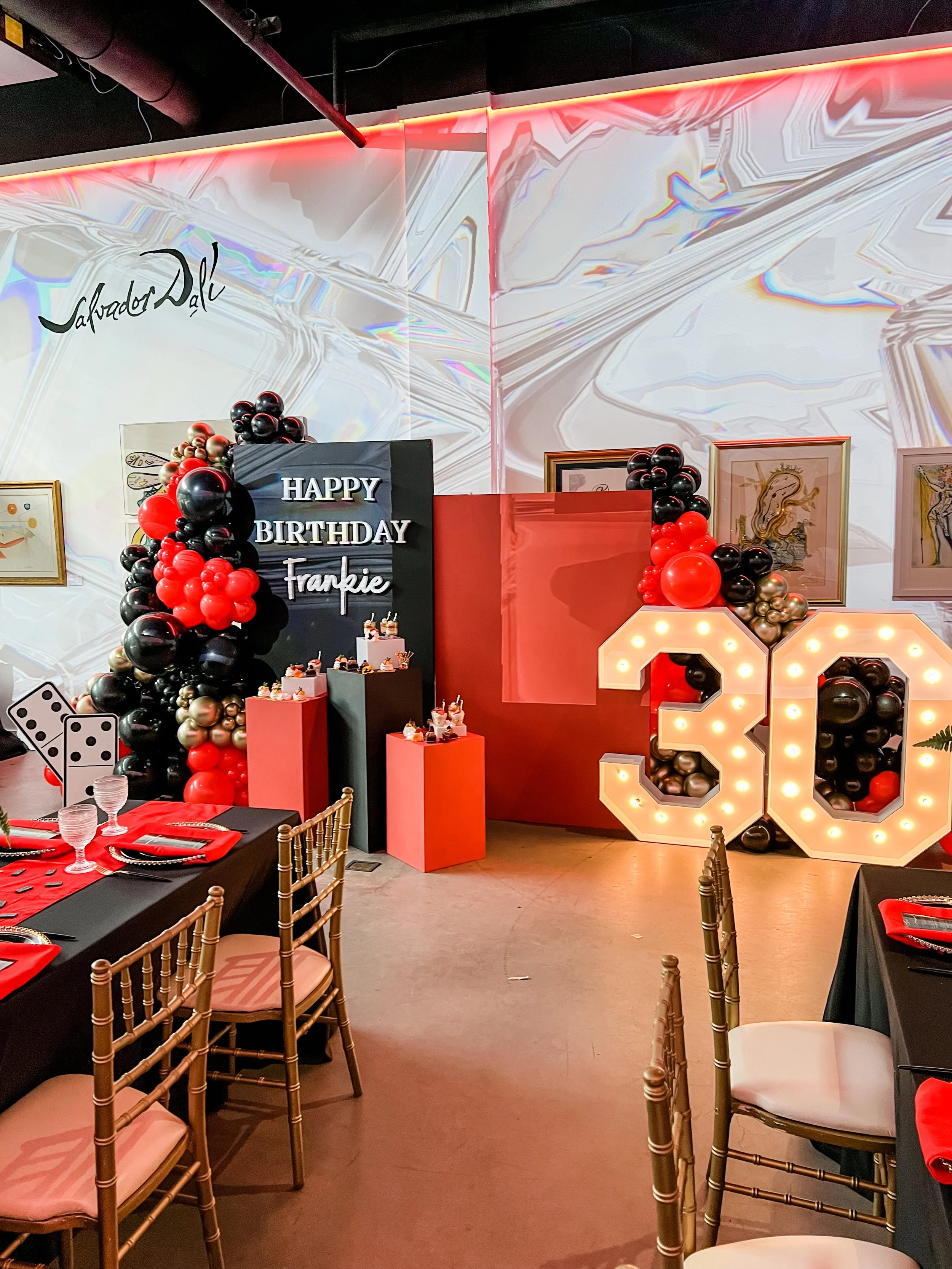 Birthday Balloon Backdrop South Tampa