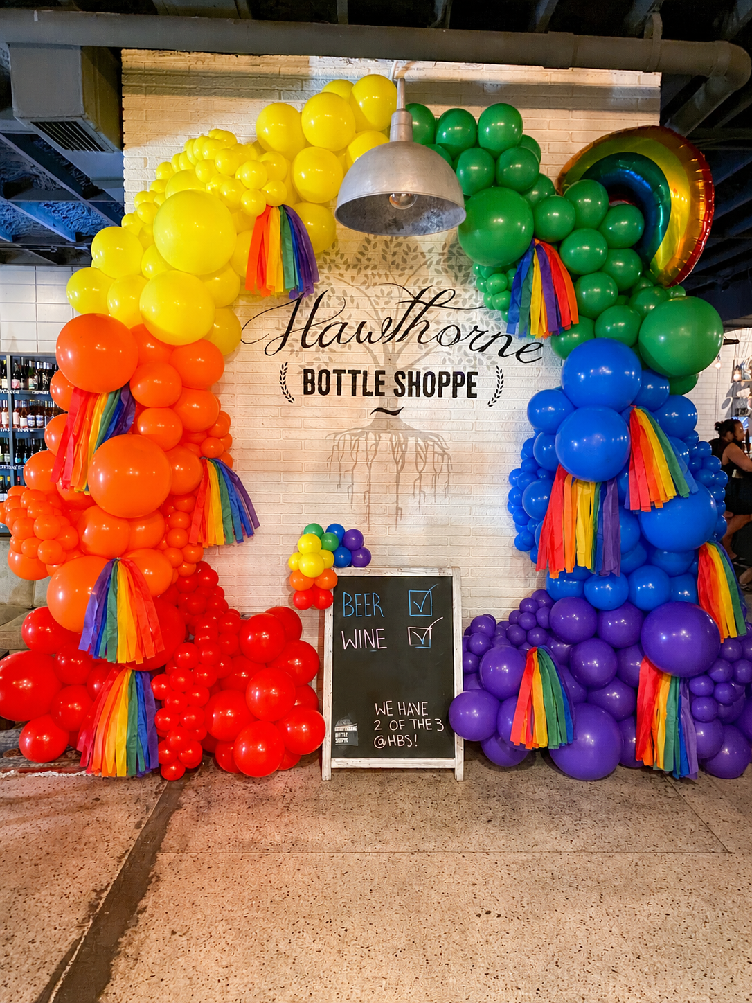 Full Balloon Arch for St. Pete Pride! 
