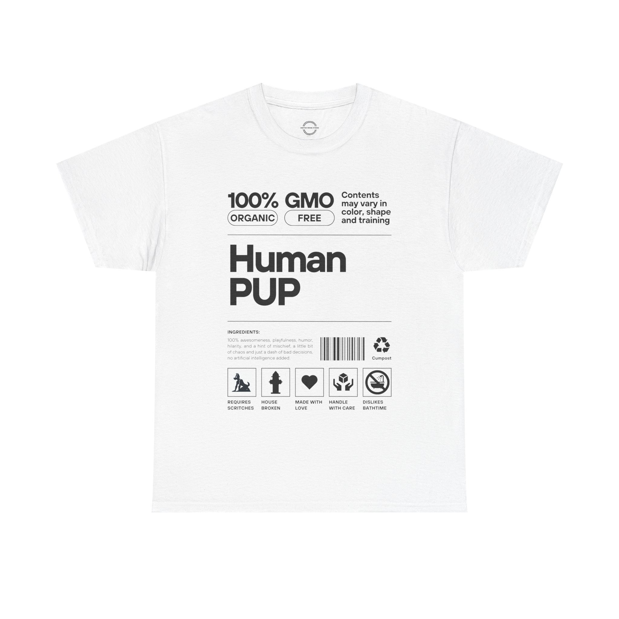 Human Pup Label