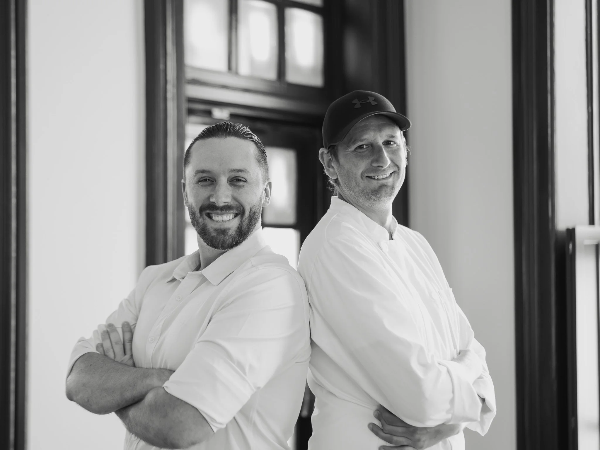 Table 1888 owner Ethan Herman and Executive Chef Tom French.