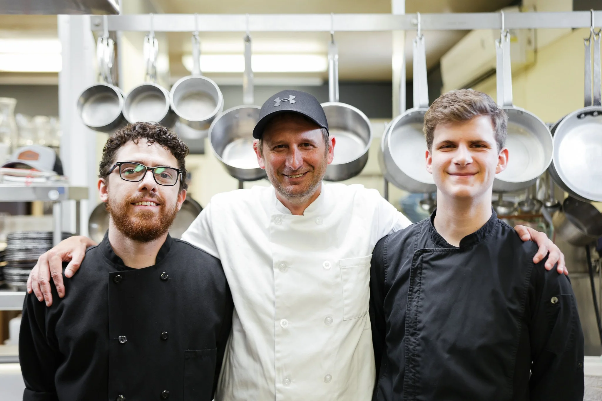 Table 1888 chefs during grand opening.