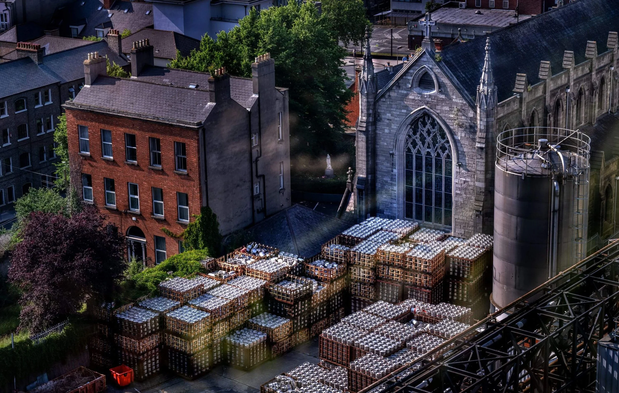 DeanneFitzmaurice-Dublin_12_Guinness_Kegs_Church.jpeg