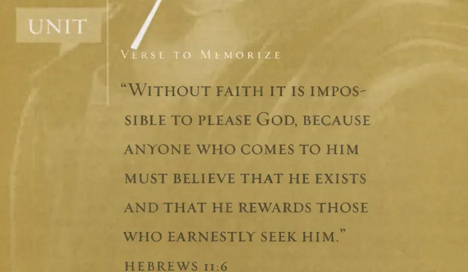 Week 7: Experiencing God