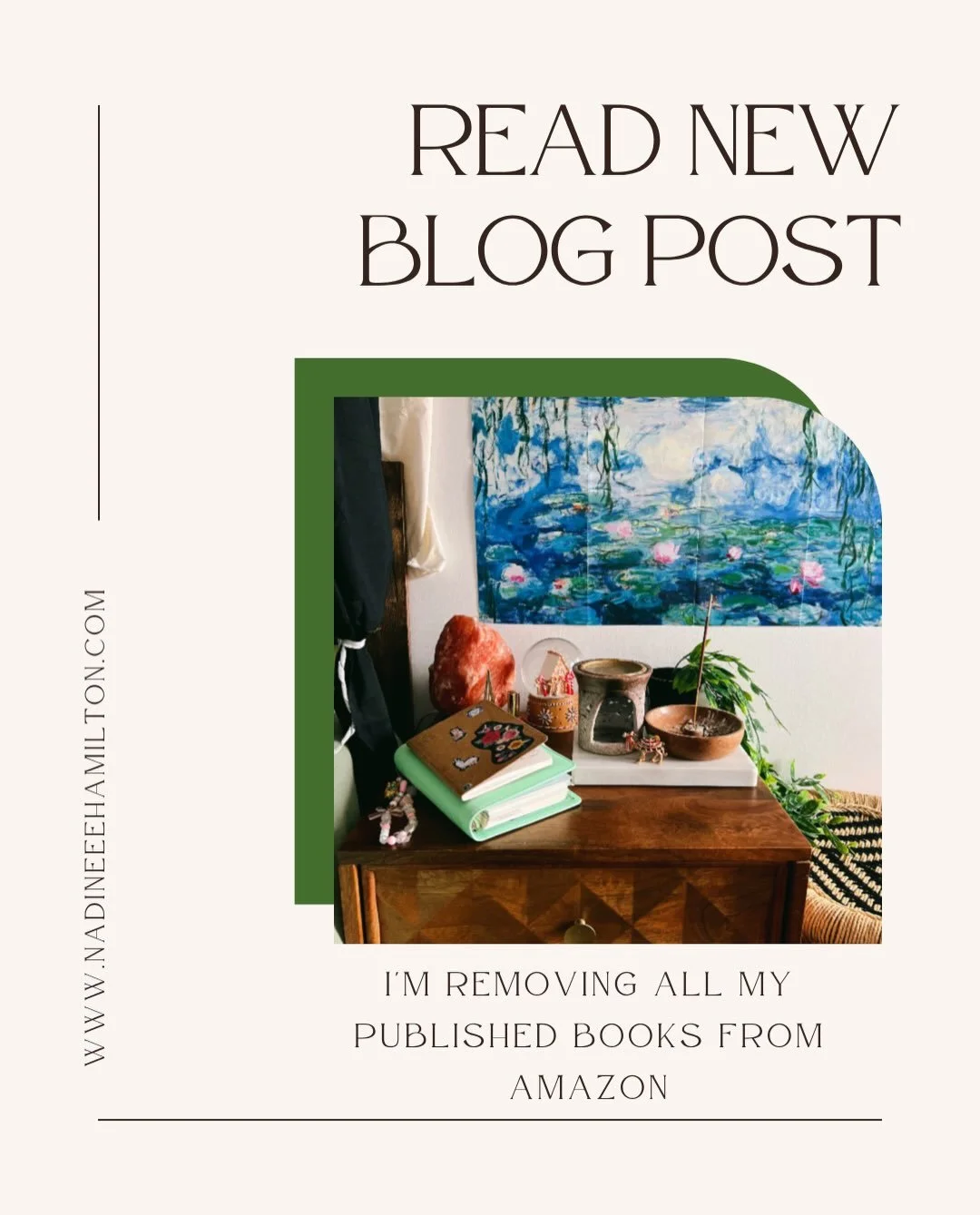 I&rsquo;ve been sharing a few things here and there on my blog. In case you missed anything, here are some of the recent articles I&rsquo;ve written on www.nadineeehamilton.com.

#blogpost #writer #books #articles #journalentries