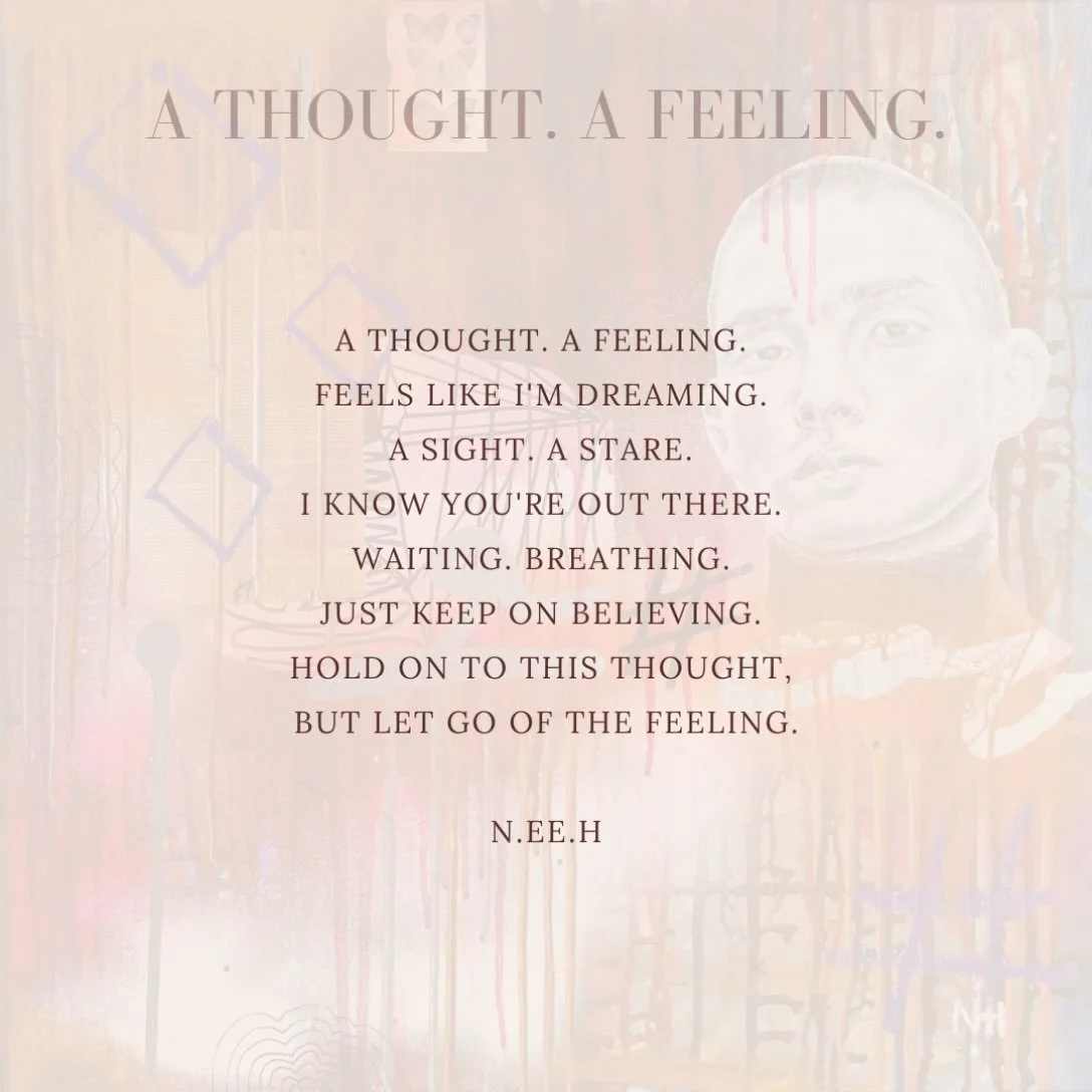 A short poem I wrote for a painting I collaborated with my dad on called, A Thought. A Feeling. 

#poem #poetry #writingcommunity #emotion #multidisciplinaryartist