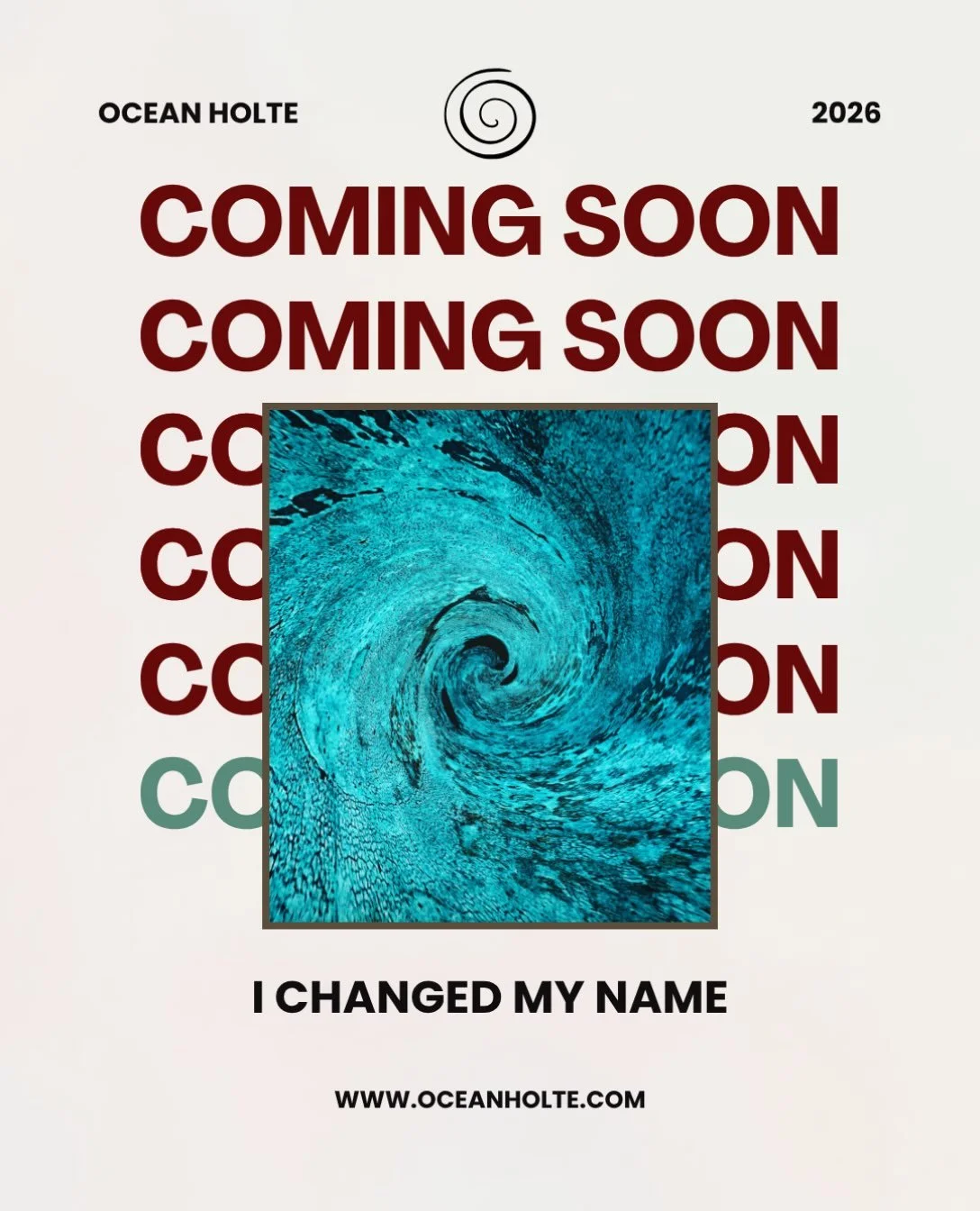 I decided to change my name to Ocean Holte. The long and short of it all is that I don&rsquo;t want to have my personal name online anymore, but this change also opens up a lot more doors which I&rsquo;m going to be sharing on my blog tomorrow so loo