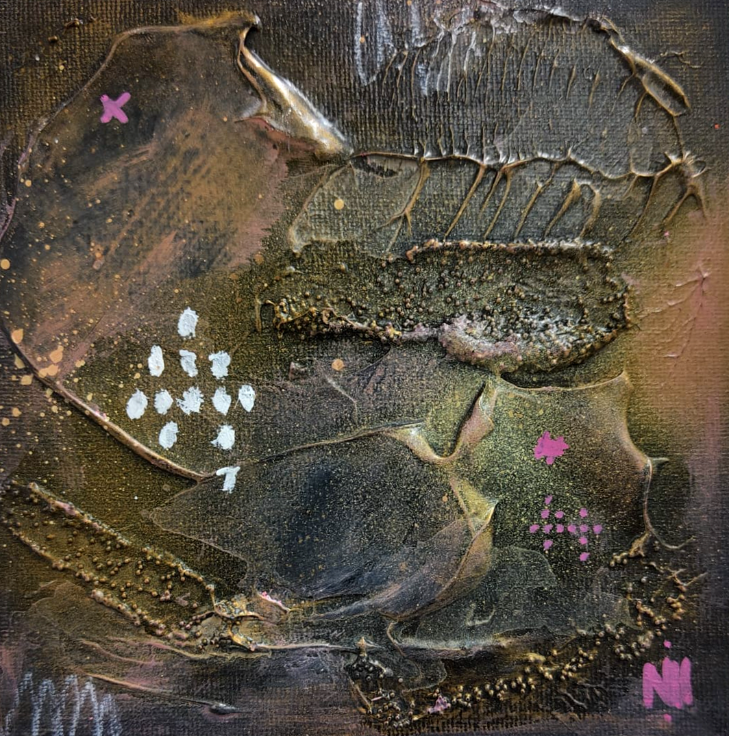 A Dose of Reality

Mixed Media Acrylic on Canvas Panel

Size: 6 x 6

Year: 2023