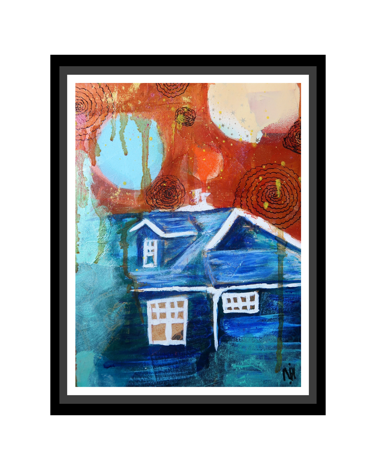 I'll Be Your Home By Day

Mixed Media Acrylic on Wood Canvas Panel

Size: 8 x 10

Year: 2021