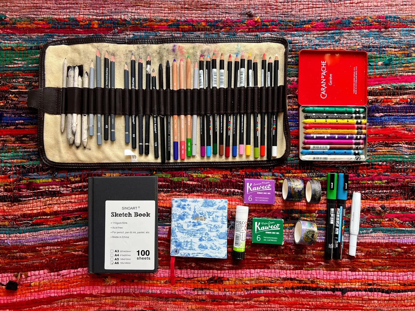 My Travel Art &amp; Writing Kit