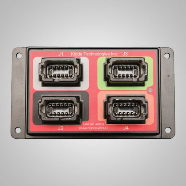 Troman KT1200 12-channel datalogging controller for transit fire detection and suppression systems.