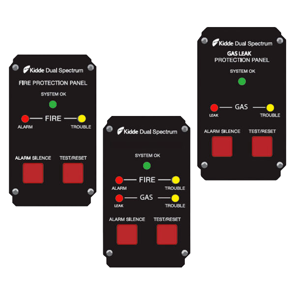 Fire and gas protection control panel