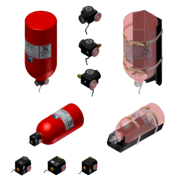 UNECE R107 fire extinguisher