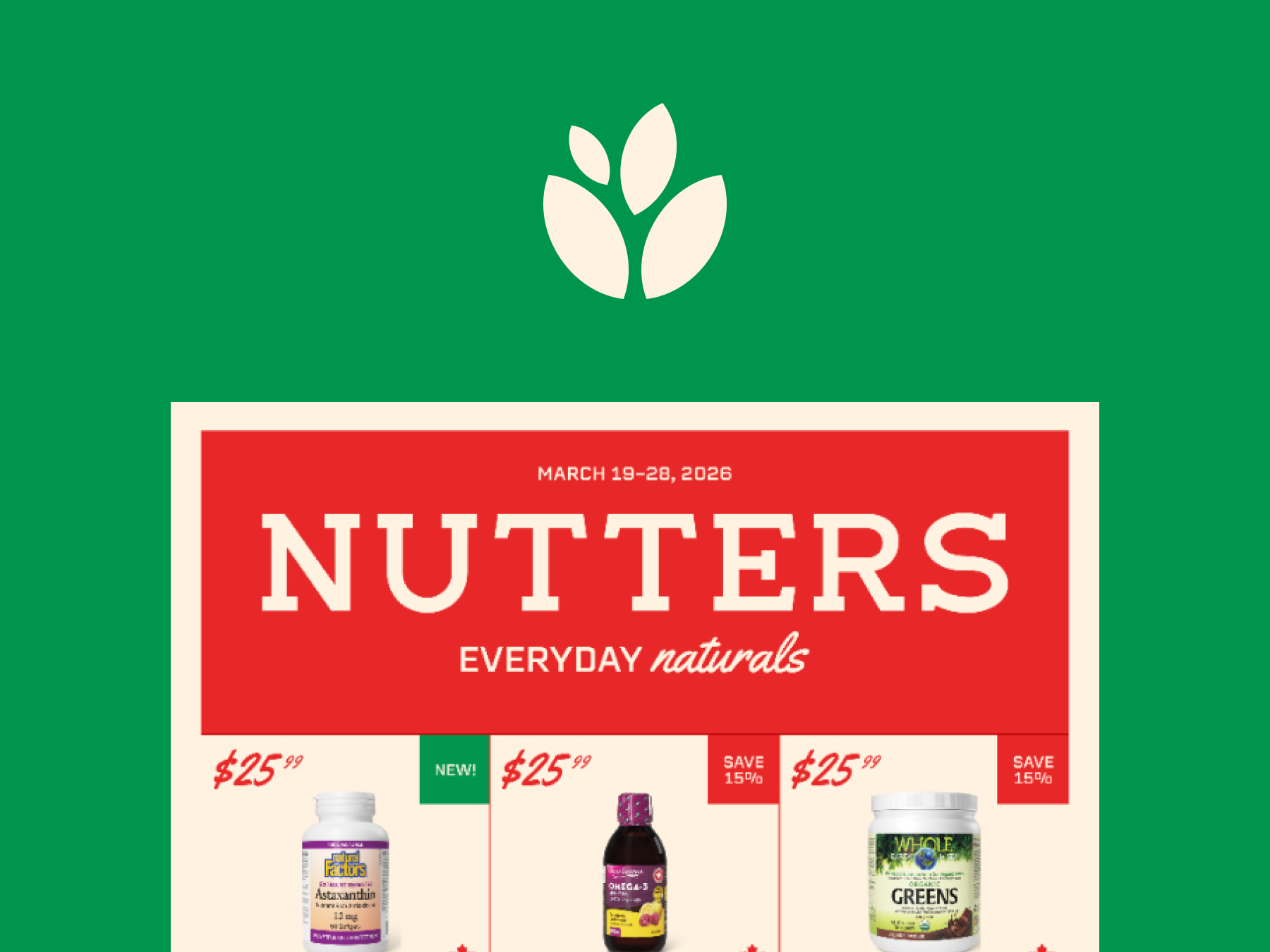 Nutters Christmas Flyer