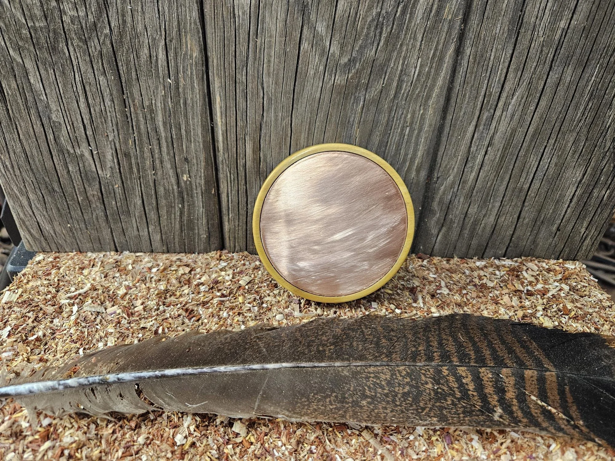Yellowheart Pot : Copper/Slate