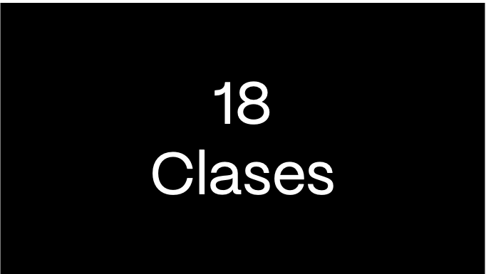 COSTO X CLASE $150

VIGENCIA 50 DÍAS
$2,700