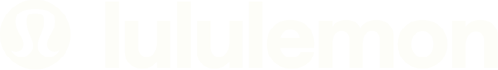 The Lululemon logo featuring the brand name in white letters and an abstract wave symbol.