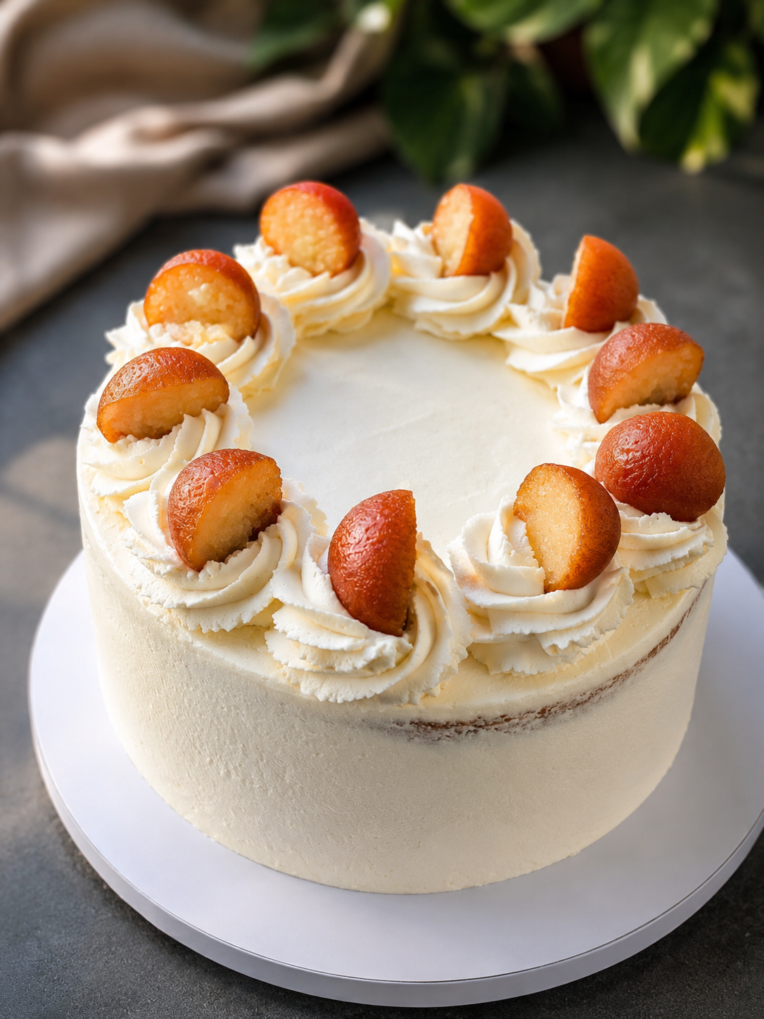 Gulab Jamun Cake