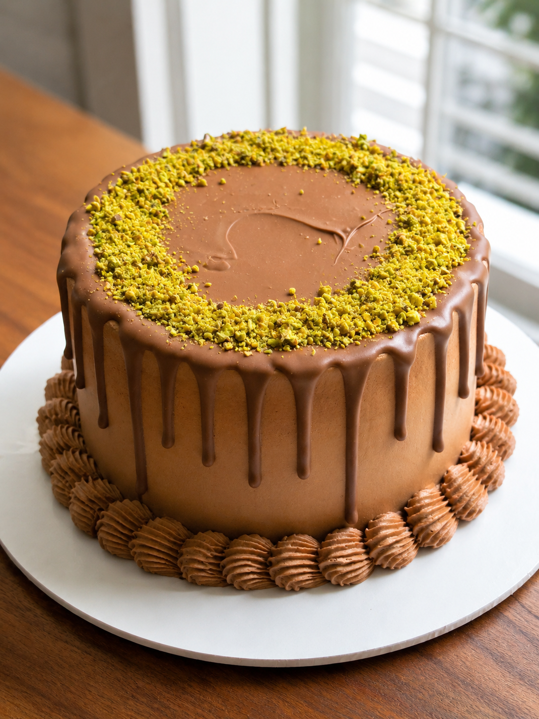 Dubai Chocolate Kunafa Cake