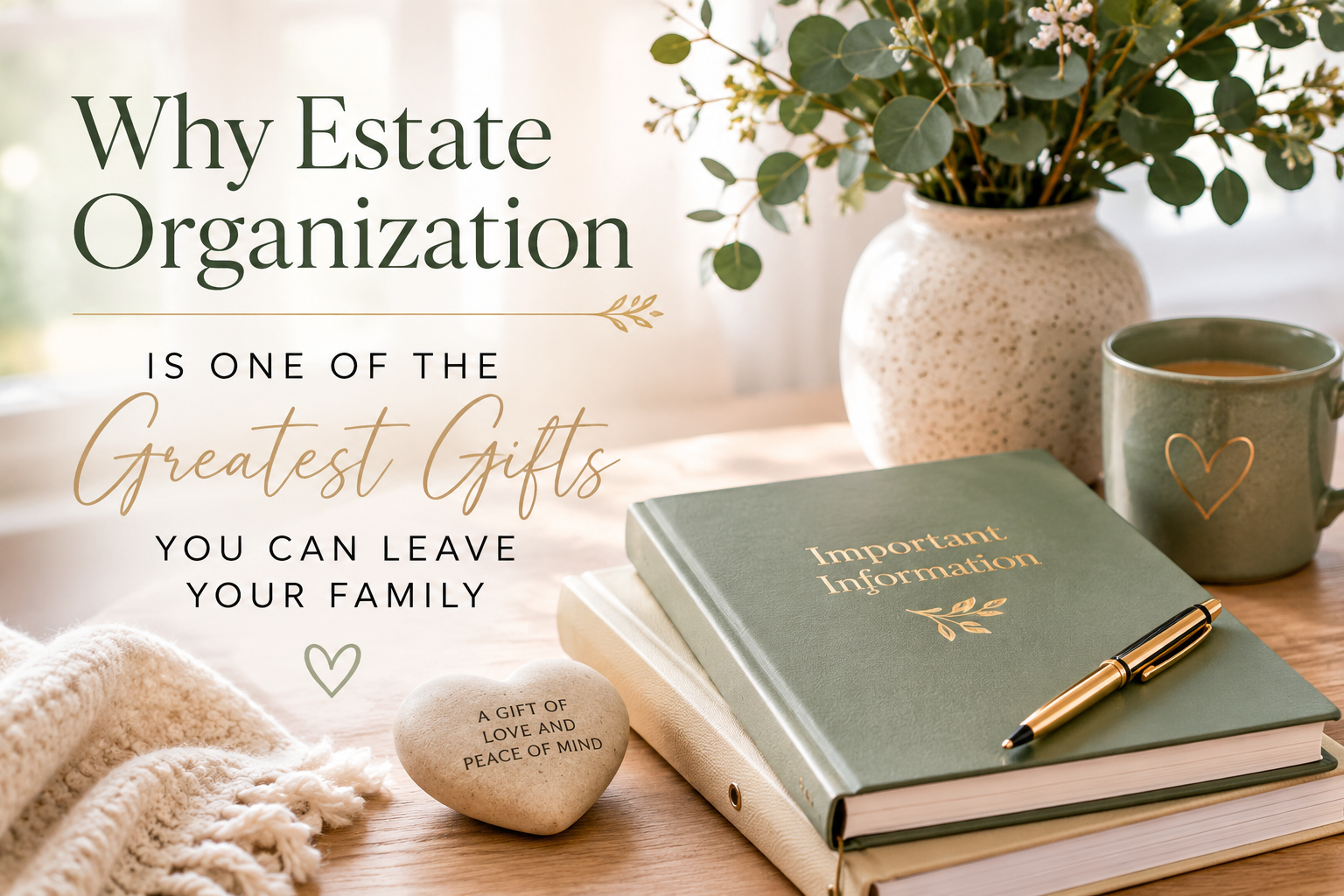Why Estate Organization Is One of the Greatest Gifts