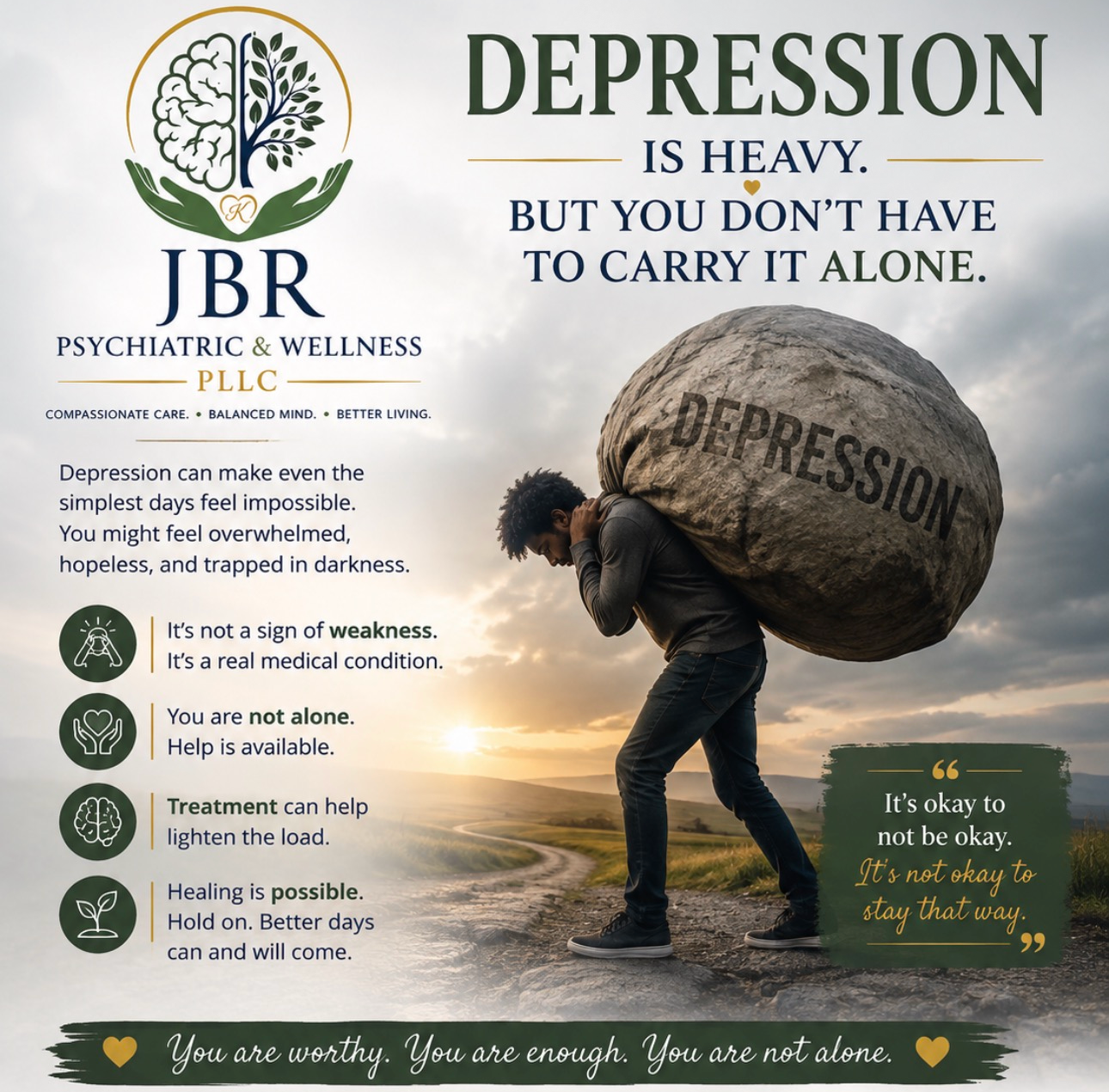 Depression is Heavy