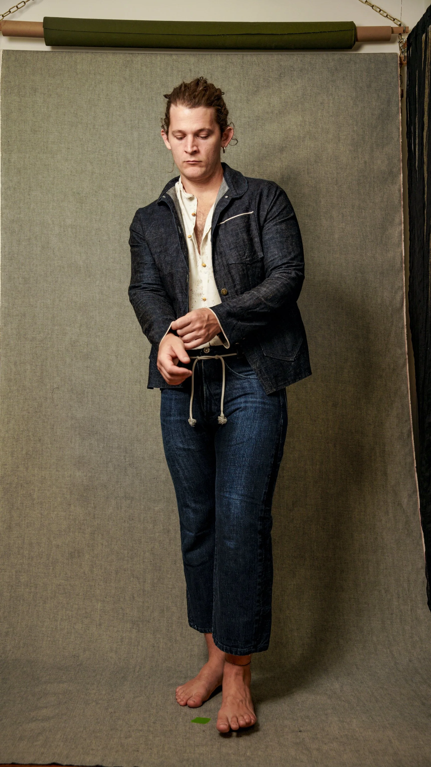 Raw Denim Chore Jacket
