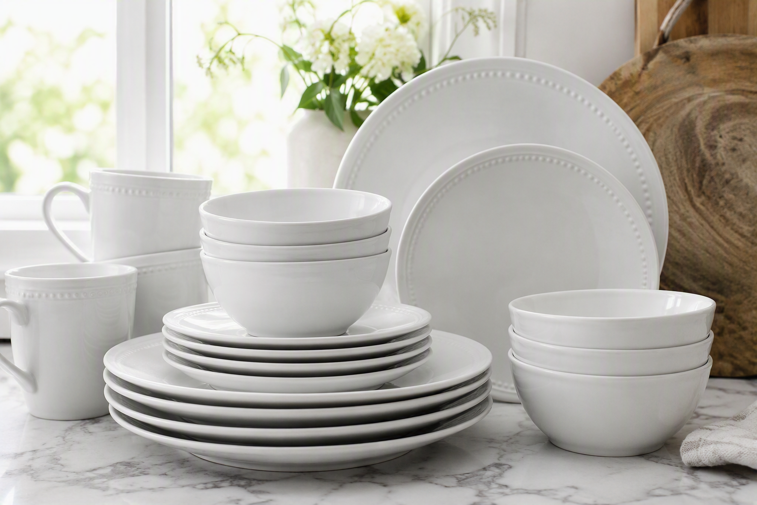 Beautiful White Dishes on Amazon for a Timeless Table