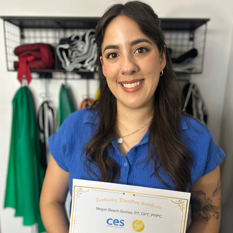 Dr. Megan is PCES Certified!