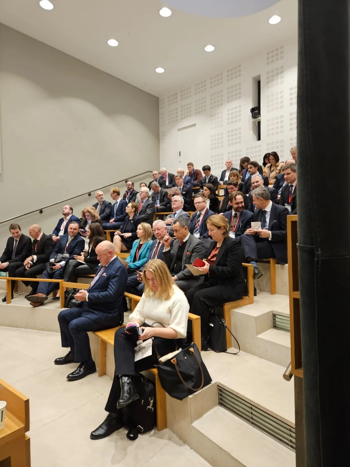 Attendees at European Chamber of Ireland event in Leinster House (Ireland’s national parliament) with Minister Martin Heydon as speaker