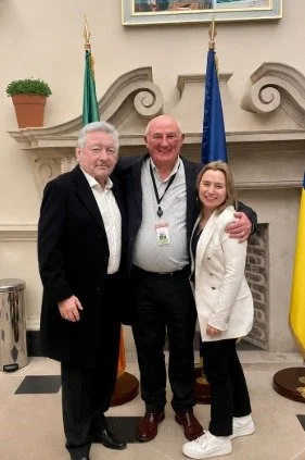 Sean Dunne, ECI, Senator Gerard Craughwell, Independent Senator and Patron of the European Chamber of Ireland and Clare Sheehy, ECI