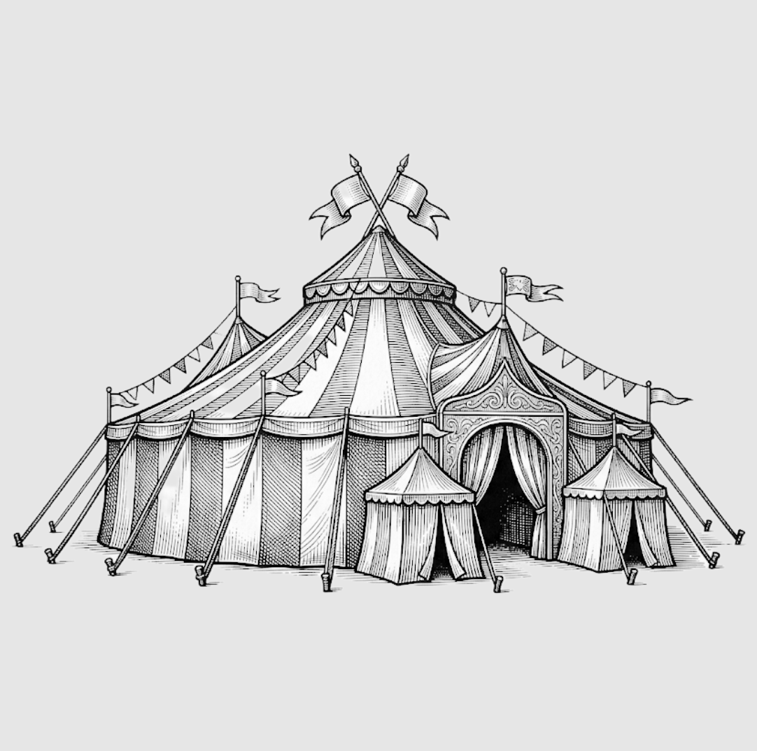 a circus tent