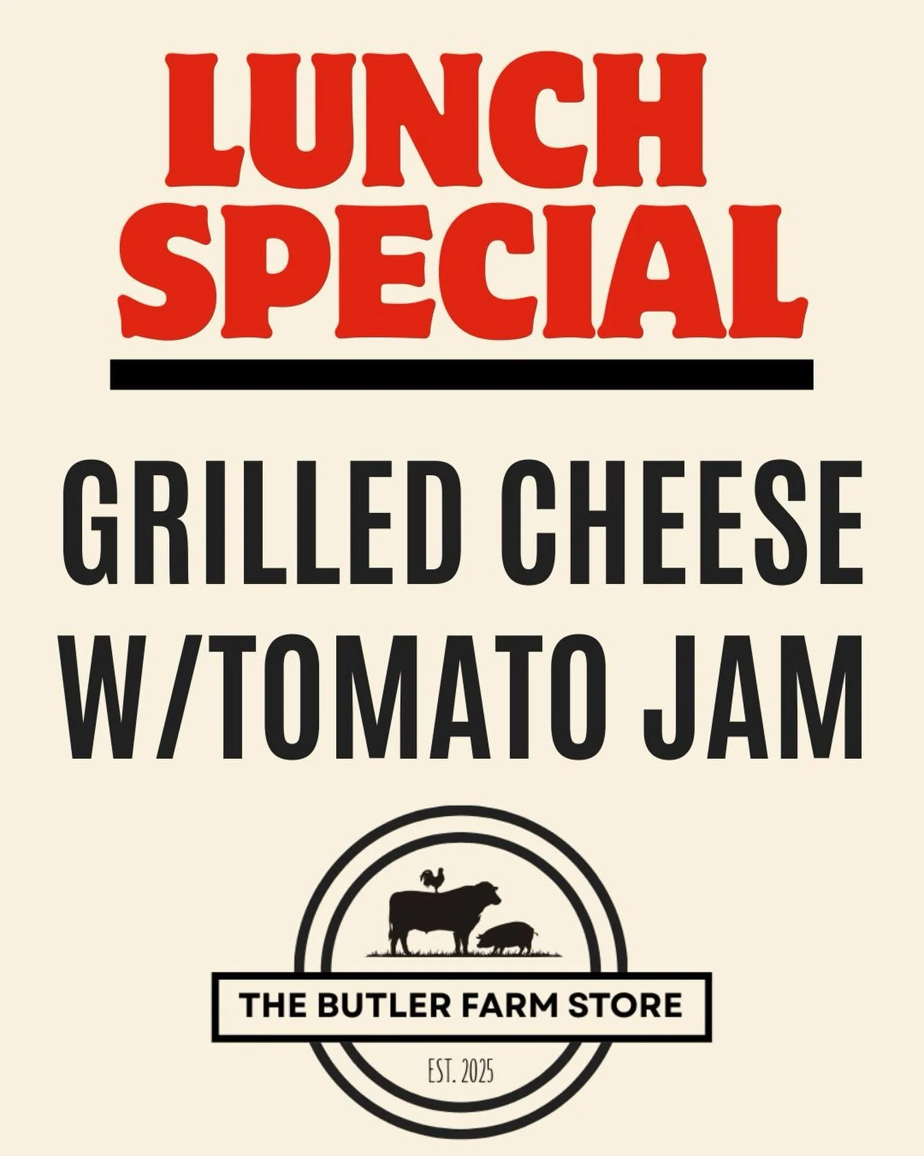 🚨 SPECIAL ANNOUNCEMENT! 🚨
&bull;
Starting today through Saturday, 9/12, we&rsquo;re serving up a specialty Grilled Cheese loaded with local tomato jam, caramelized onions, and grilled bacon! 🥓🍅
&bull;
Come give it a try while supplies last! 🙌
&b