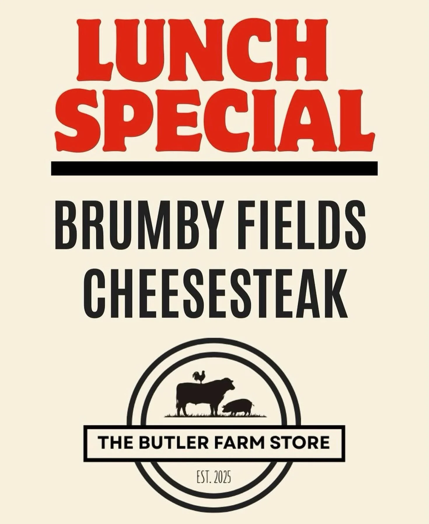 🚨 SPECIAL ALERT! 🚨
&bull;
In honor of our ONE-YEAR ANNIVERSARY, we&rsquo;re bringing back an old favorite! 🎉
&bull;
🥩 BRUMBY FIELDS CHEESESTEAK SUBS 🥩
&bull;
Available today, 10/1 through Saturday, 10/3, while supplies last!
&bull;
And that&rsqu