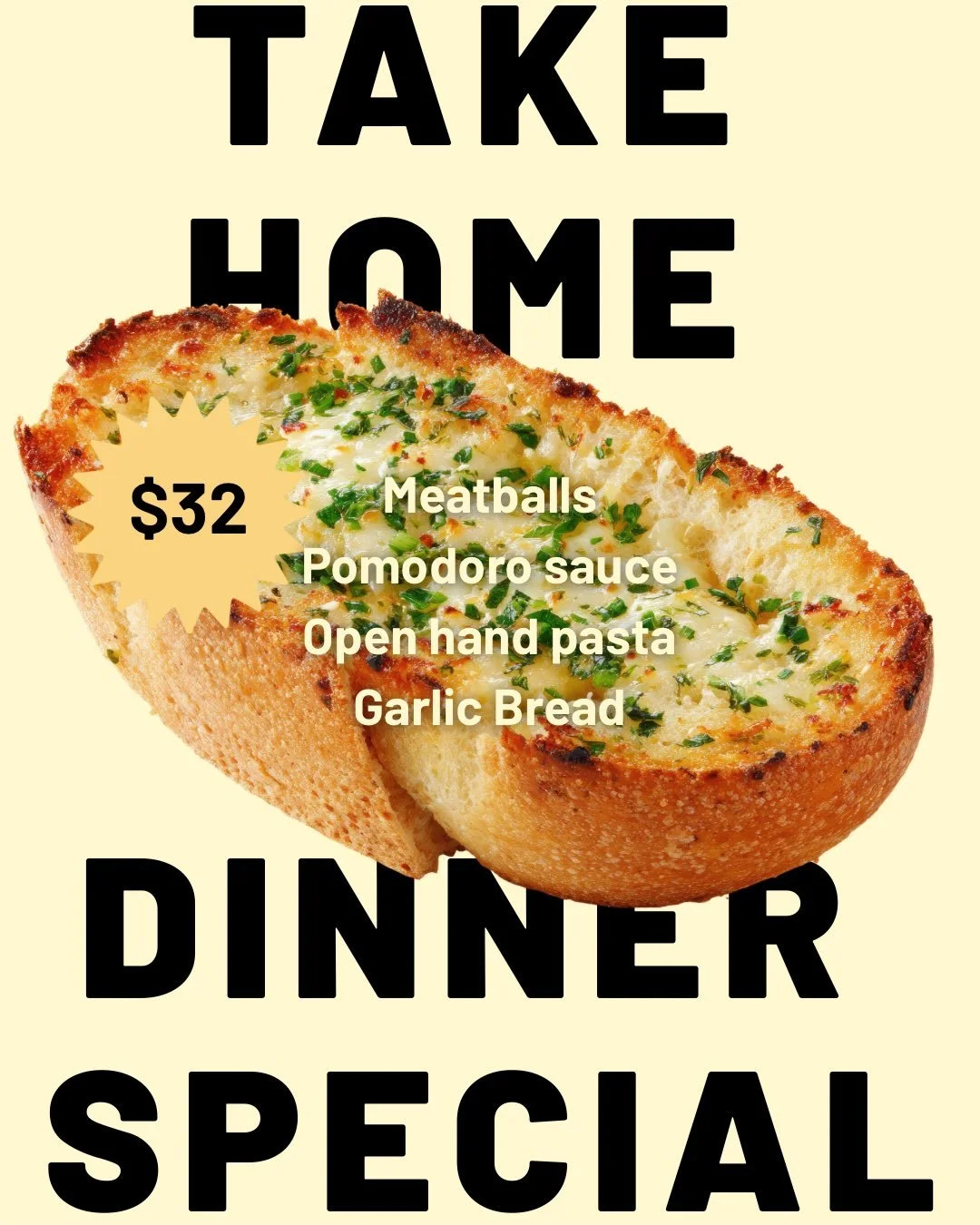 🍝 SPECIALTY TAKE-HOME DINNER DEAL!
&bull;
Today through Saturday, 10/10, The Butler Farm Store is offering a delicious take-home dinner special!
&bull;
For just $32, you&rsquo;ll get everything you need for an easy, tasty meal:

&bull;Meatballs
&bul