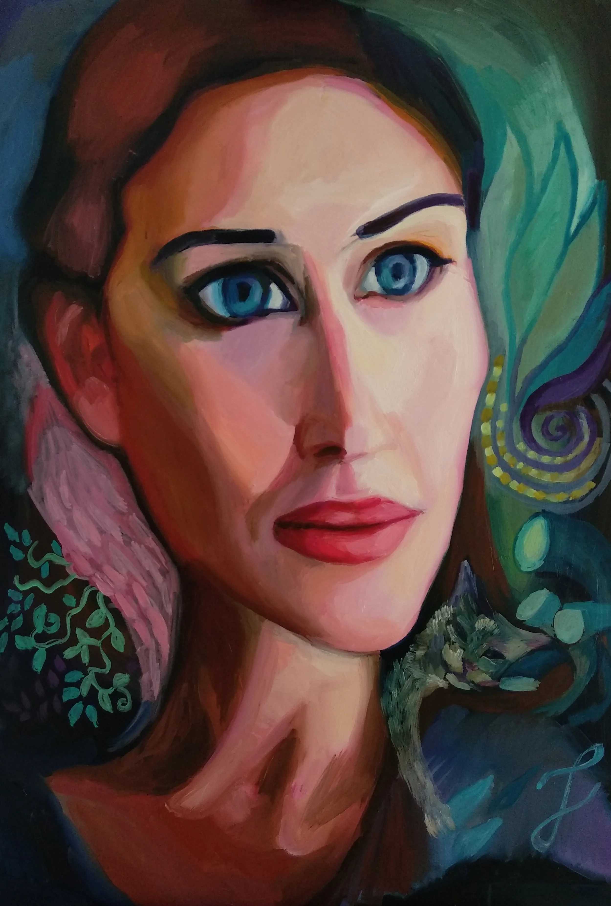 2020_04_25 oil, canvas 70x100 Pani z kotkiem~3.jpg