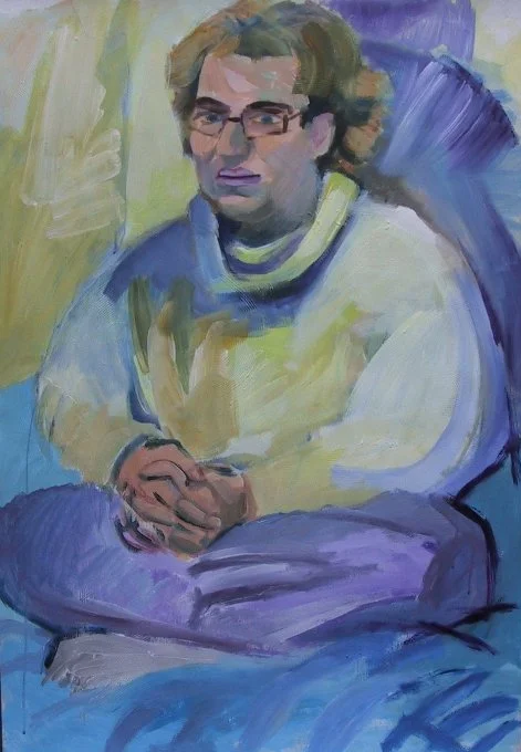 akryl, karton, 70x100 cm