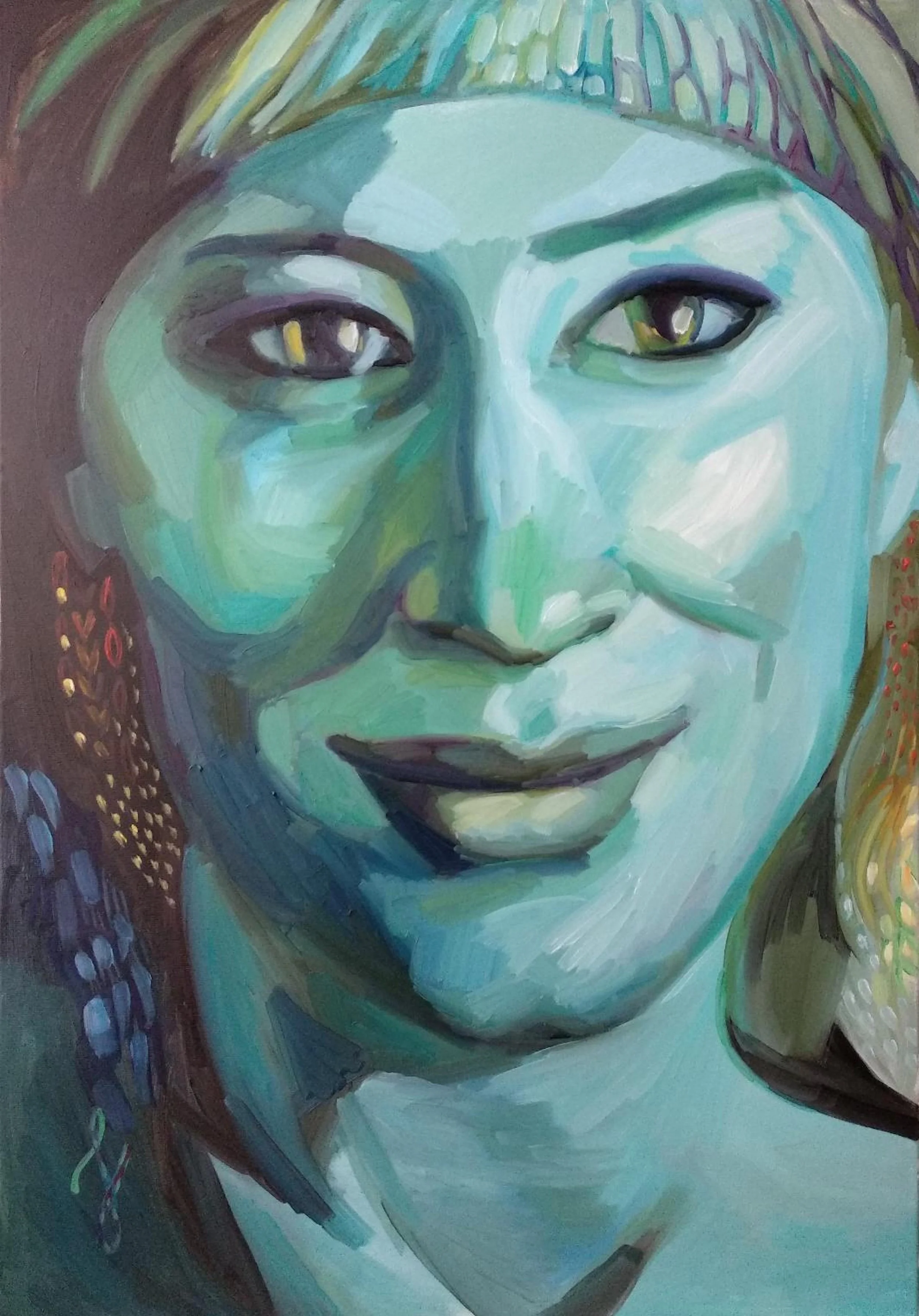 2019.01.18 Drown in the moment 70x100 oil canvas, sygnature J .jpeg