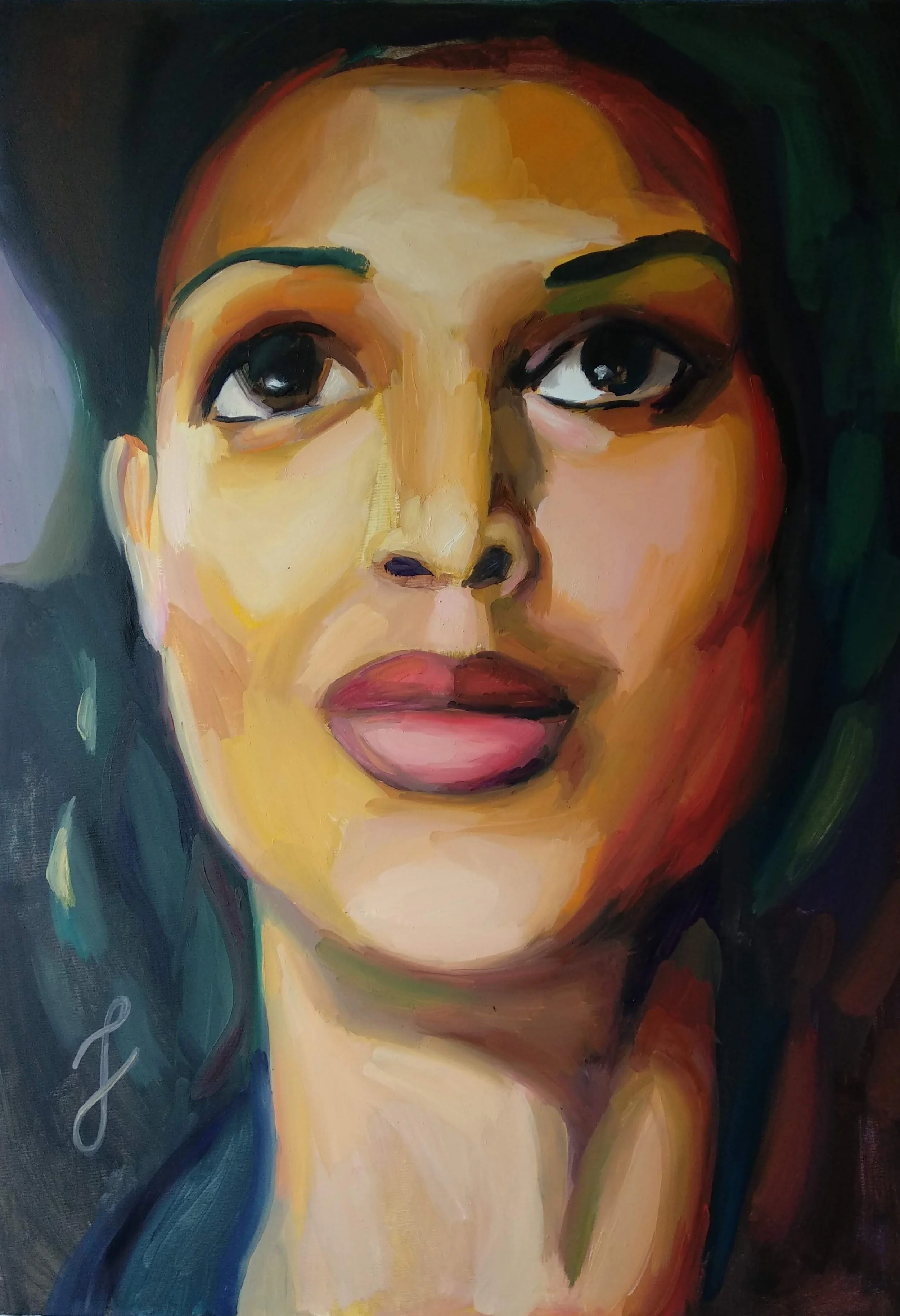 2019.04.01 ESTER :Hadassa oil, canvas, 70x100, signature J private collection.jpg