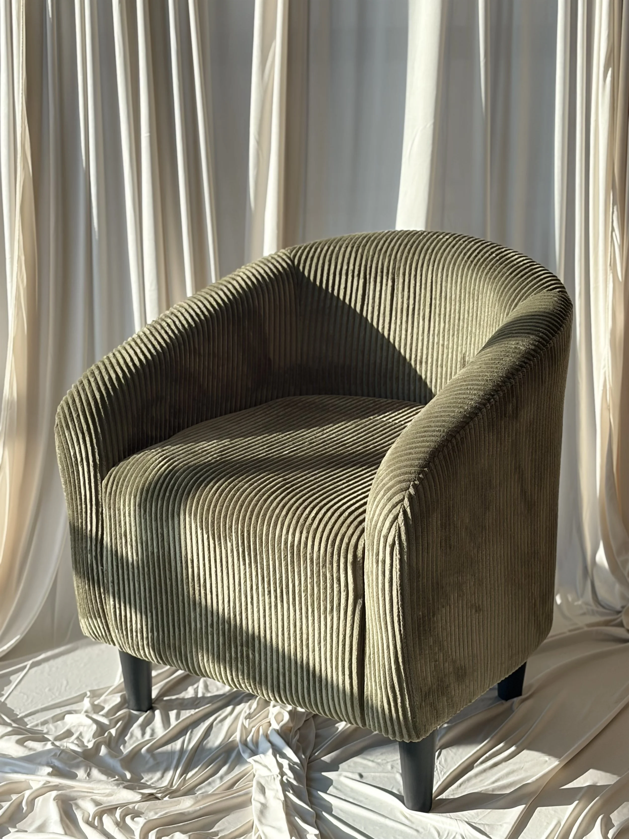 Olive Green Arm Chair