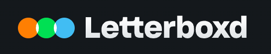 Letterboxd logo with three colored circles and bold white text on a black background.