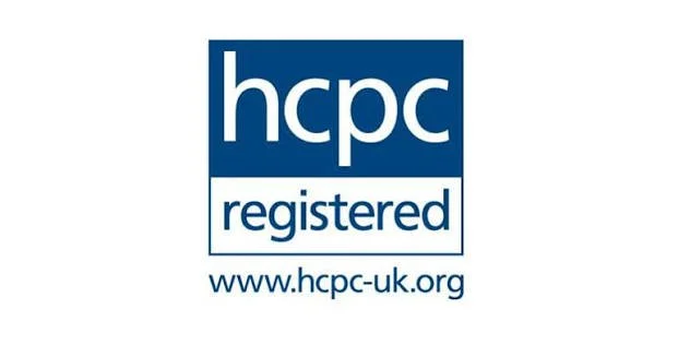 HCPC registered logo with website URL www.hcpc-uk.org.