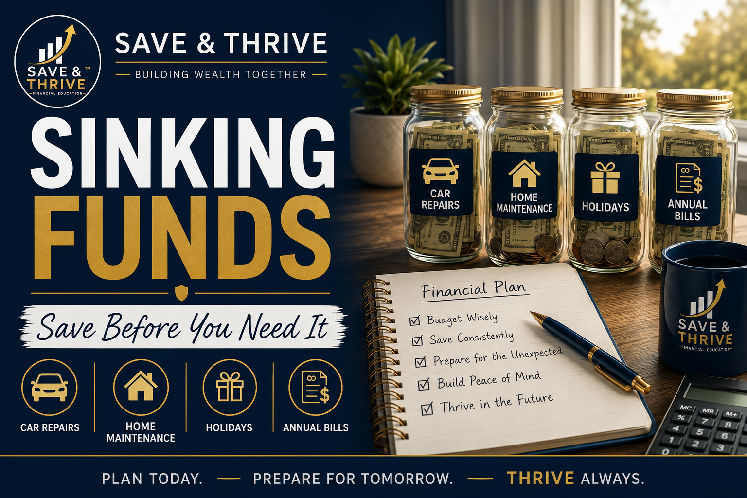 Sinking Funds: How to Save for Expenses Before They Become Emergencies